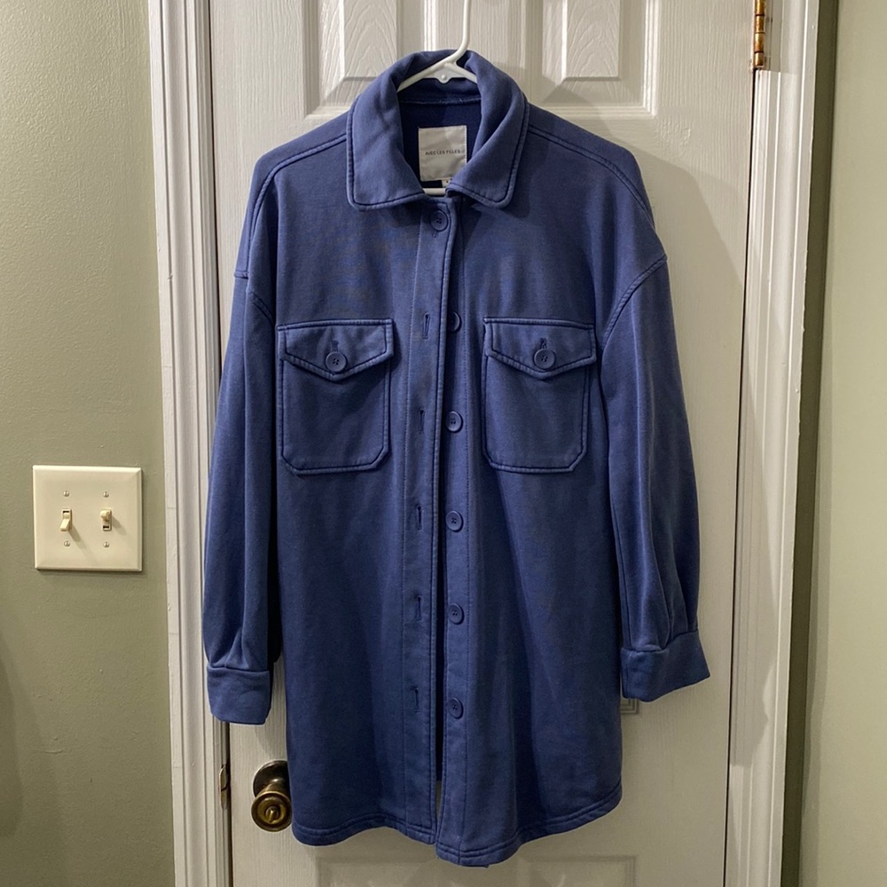 Avec Les Filles Shirt Jacket, size small